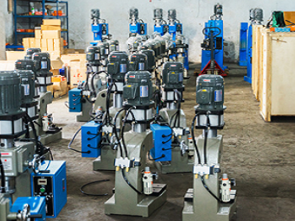 CO-WIN Orbital Riveting Machine Production Line - Industrial Track Riveting Equipment in Factory